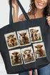 Pastures & Postcards Canvas Jumbo Tote