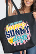 Made For Sunny Days Canvas Jumbo Tote