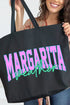 Margarita Weather Color Block Canvas Jumbo Tote