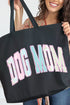 Rose Cottage Dog Mom Canvas Jumbo Tote