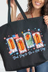 Sizzle & Stars Canvas Jumbo Tote