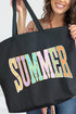 Sunwashed Summer Canvas Jumbo Tote