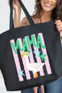 Striped Stars Mama Goose Canvas Jumbo Tote
