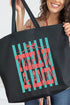 Striped Yeehaw & Amen Canvas Jumbo Tote