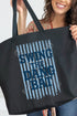 Swing The Dang Bat Canvas Jumbo Tote