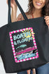 Sunny Boatin & Floatin Canvas Jumbo Tote
