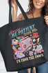 1900's Tech Throwback Canvas Jumbo Tote