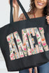 Pearls & Petals Amen Canvas Jumbo Tote