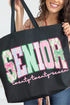 Senior Sweetheart 2027 Canvas Jumbo Tote