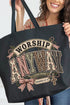 Worship Anyway Canvas Jumbo Tote