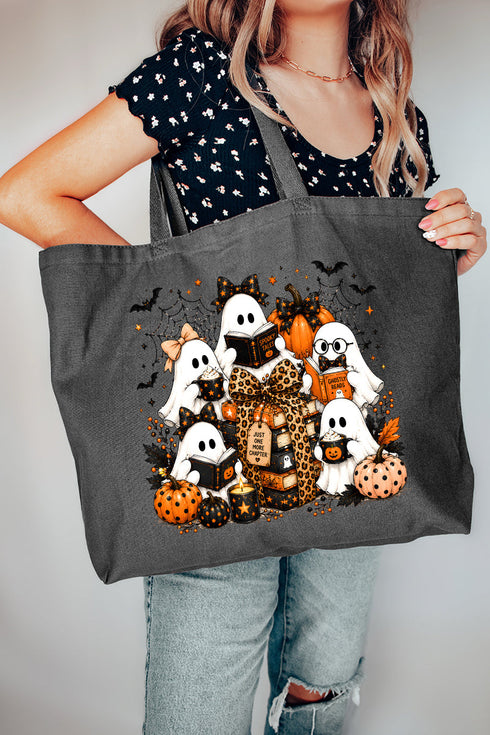 Books & Boos Canvas Jumbo Tote