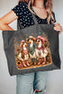 Boots & Beaks Canvas Jumbo Tote