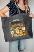 Buzzing With Kindness Canvas Jumbo Tote