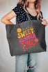 Golden Glow Sweet Summer Time Canvas Jumbo Tote