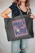 Sunny Days & Double Plays Canvas Jumbo Tote