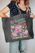 1900's Tech Throwback Canvas Jumbo Tote