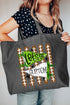 Personalized Touchdown Cheers Canvas Jumbo Tote *Enter Custom Text