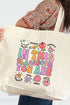 In The Classroom Canvas Jumbo Tote