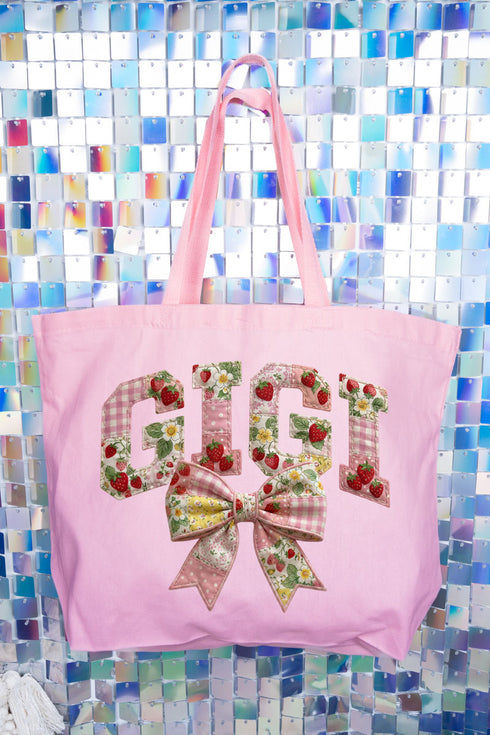 Berry Best Gigi Canvas Jumbo Tote