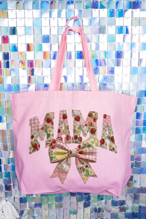 Berry Best Mama Canvas Jumbo Tote