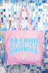 Coastal Beachy Leopard Canvas Jumbo Tote