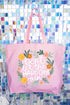 Don't Let The Hard Days Win Canvas Jumbo Tote