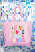 You Can Do Hard Things Canvas Jumbo Tote