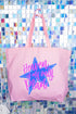 Heaven Is My Only Plan Canvas Jumbo Tote