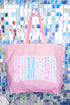 Seaside Lace Series Canvas Jumbo Tote