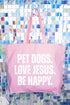 Pet Dogs Canvas Jumbo Tote