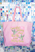 Some Glad Morning Canvas Jumbo Tote