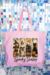 Spooky Season Brushstrokes Canvas Jumbo Tote