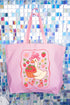 Strawberry Goose Canvas Jumbo Tote