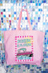 Sunny Boatin & Floatin Canvas Jumbo Tote