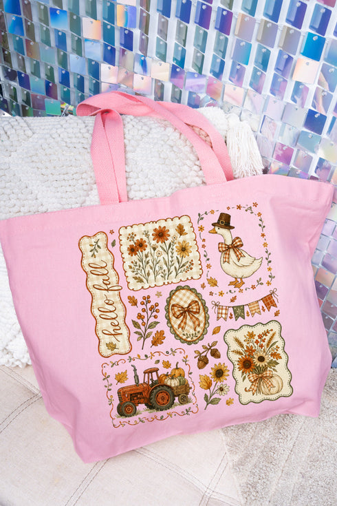 Harvest Keepsakes Canvas Jumbo Tote