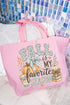 Fall Season Charm Canvas Jumbo Tote