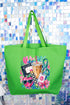 Bows, Books & Brews Canvas Jumbo Tote