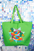 Duck, Duck, Dazzle Canvas Jumbo Tote
