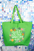 Don't Let The Hard Days Win Canvas Jumbo Tote