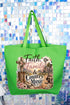 Faith, Family & Country Music Canvas Jumbo Tote