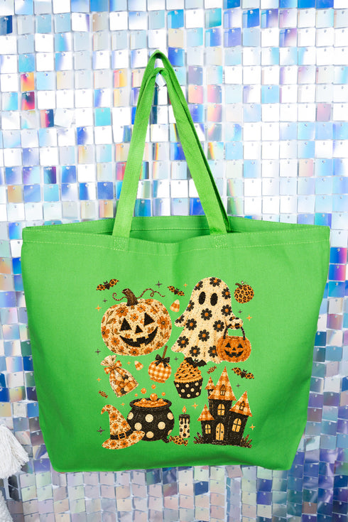 Boo & Bloom Canvas Jumbo Tote