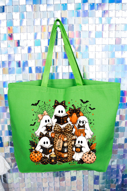 Books & Boos Canvas Jumbo Tote