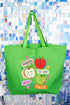 Happy To See Your Face Canvas Jumbo Tote