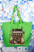 Brew & Boo Coffee Shop Canvas Jumbo Tote