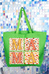 Falling Leaves Mama Canvas Jumbo Tote