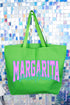 Margarita Weather Color Block Canvas Jumbo Tote