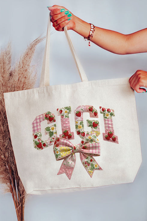 Berry Best Gigi Canvas Jumbo Tote