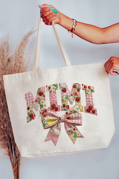 Berry Best Mimi Canvas Jumbo Tote