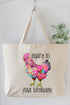 Fluent In Fowl Language Canvas Jumbo Tote