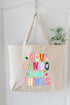 You Can Do Hard Things Canvas Jumbo Tote